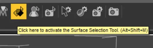 surface selection tool